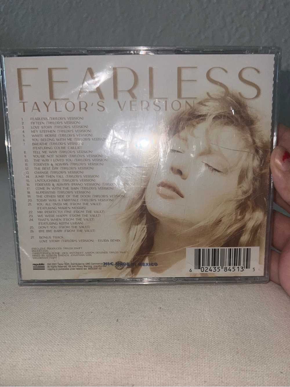 Collectors Limited Edition 'Fearless' Taylor’s Way